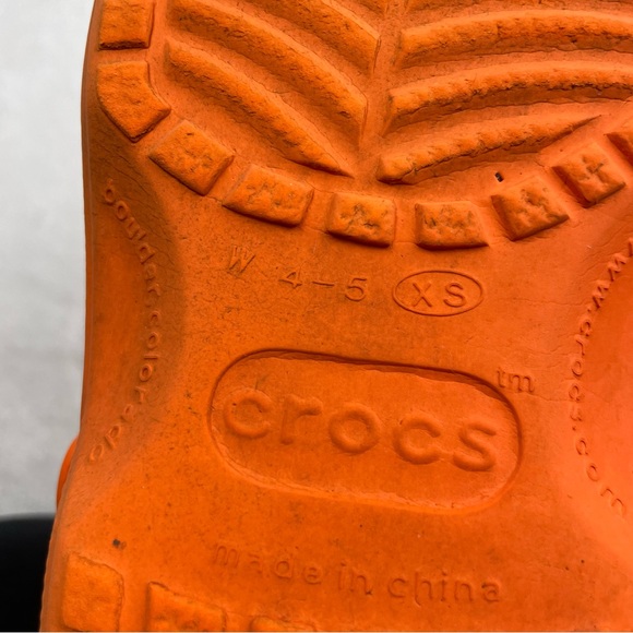 Orange Women’s Classic Clog Crocs - Picture 5 of 6